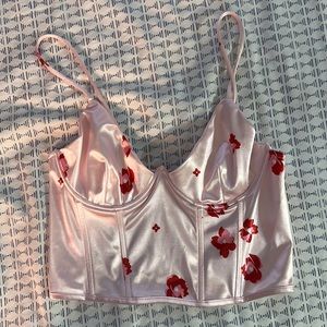 Cherry blossom bustier